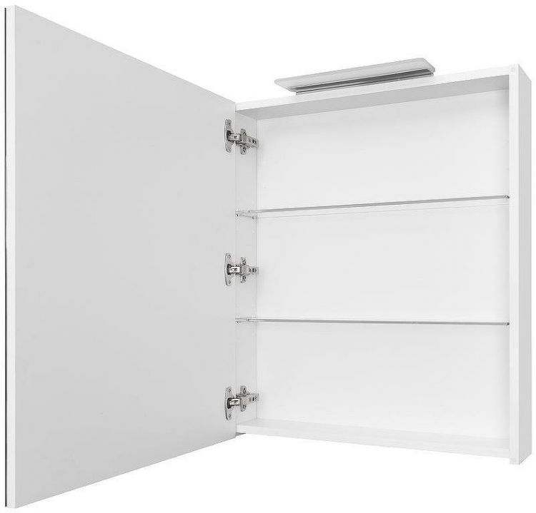 Зеркальный шкаф Roca Oleta 60 L A857645806 с подсветкой Белый глянец