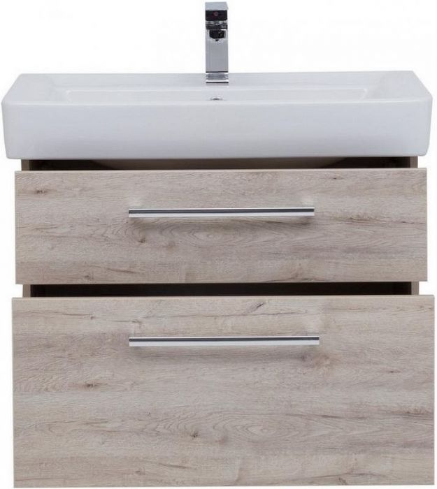 Тумба под раковину Dreja Q Max 80 77.0008D подвесная Дуб кантри