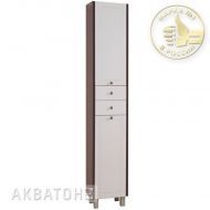 Пенал для ванной АКВАТОН Альпина (1A133603AL500), венге, с б/к Пенал для ванной АКВАТОН Альпина (1A133603AL500), венге, с б/к
