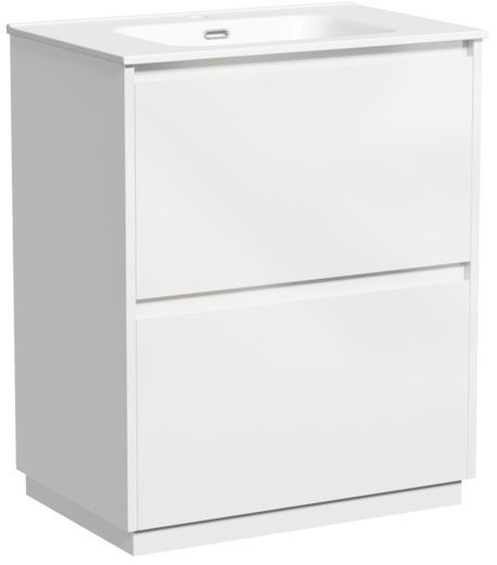 Тумба напольная под раковину SANCOS Libra Floor, белый глянец 690х450х840 мм, LB70FW