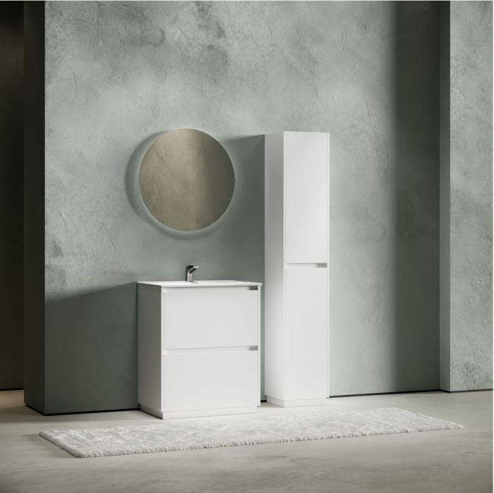 Тумба напольная под раковину SANCOS Libra Floor, белый глянец 690х450х840 мм, LB70FW