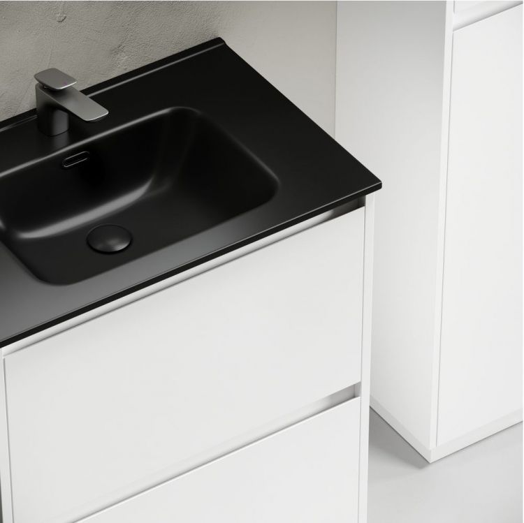 Тумба напольная под раковину SANCOS Libra Floor, белый глянец 690х450х840 мм, LB70FW