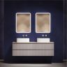 Тумба подвесная SANCOS Snob T Doha Soft 790х445х500, под столешницу 1600 без отверстия под смеситель, цвет kreman, SNT80SM