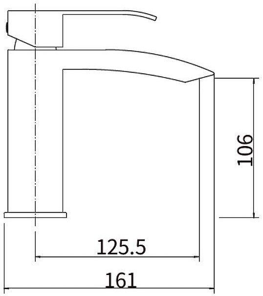 Смеситель для раковины Fashun A51118 цвет Сатин Смеситель для раковины Fashun A51118 цвет Сатин