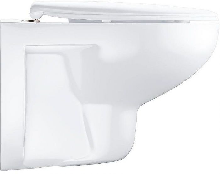 Комплект унитаза с инсталляцией Grohe Solido Compact 39586000 с сиденьем Микролифт и клавишей смыва Хром