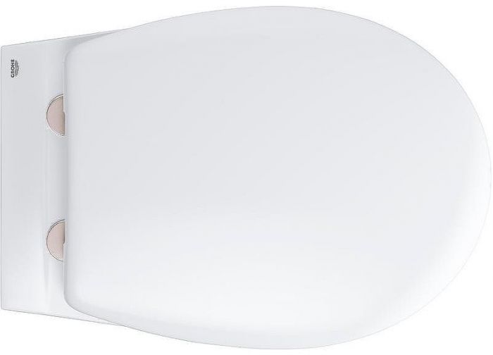 Комплект унитаза с инсталляцией Grohe Solido Compact 39586000 с сиденьем Микролифт и клавишей смыва Хром