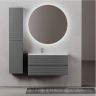 Тумба подвесная SANCOS под раковину левая Folk, Grey soft 995х445х500, FL100LGS