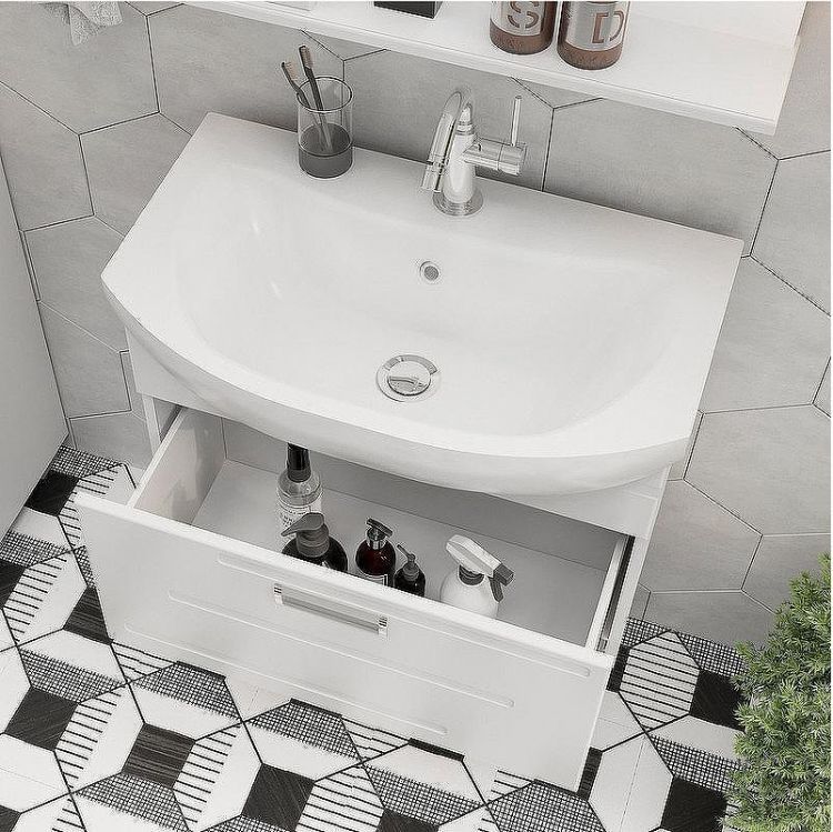 Тумба под раковину Volna Joli 70.1Y tpJOLI70.1Y-01 подвесная Белая