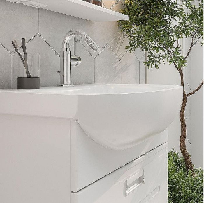 Тумба под раковину Volna Joli 70.1Y tpJOLI70.1Y-01 подвесная Белая