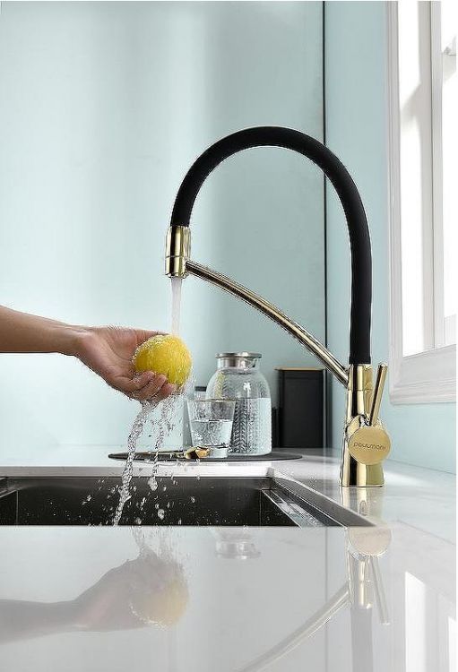 Смеситель для кухни Paulmark Siegen Si213111-G Золото