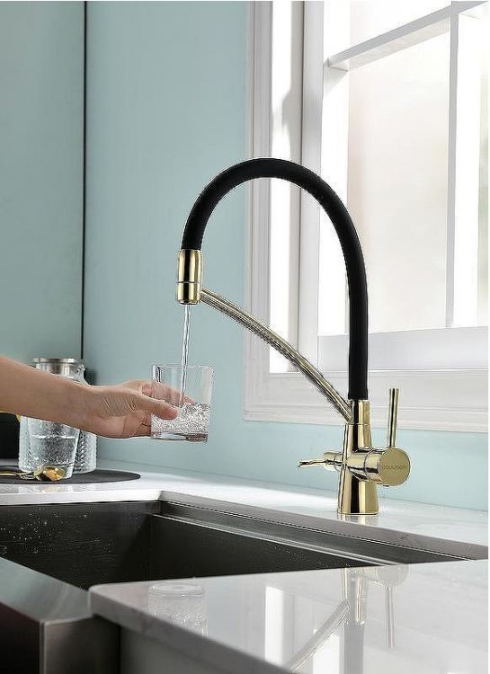 Смеситель для кухни Paulmark Siegen Si213111-G Золото