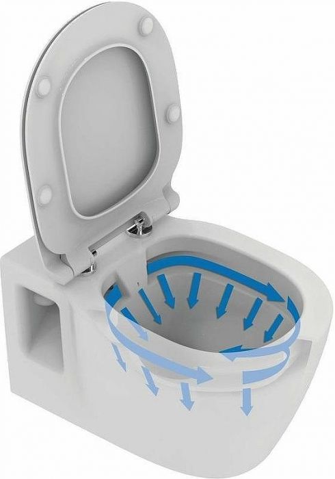Комплект унитаза с инсталляцией Ideal Standard Connect Prosys E8822301PC15 с сиденьем Микролифт без клавиши смыва