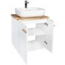 Тумба под раковину VIANT Мюнхен 60 VMUN60NBEL-T2STP подвесная Белая матовая Тумба под раковину VIANT Мюнхен 60 VMUN60NBEL-T2STP подвесная Белая матовая