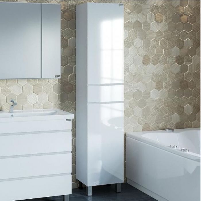 Шкаф пенал СанТа Марс 40 Белый