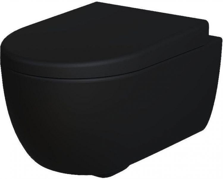 Унитаз Ambassador Abner 103T20201R подвесной Черный матовый без сиденья