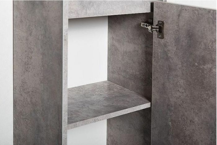 Шкаф пенал Art&Max Family-1500-2A-SO-CV подвесной Cemento Veneto