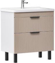 Тумба под раковину Volna Lotty 80.2Y tnLOTTY80.2Y-13 Латте Белая