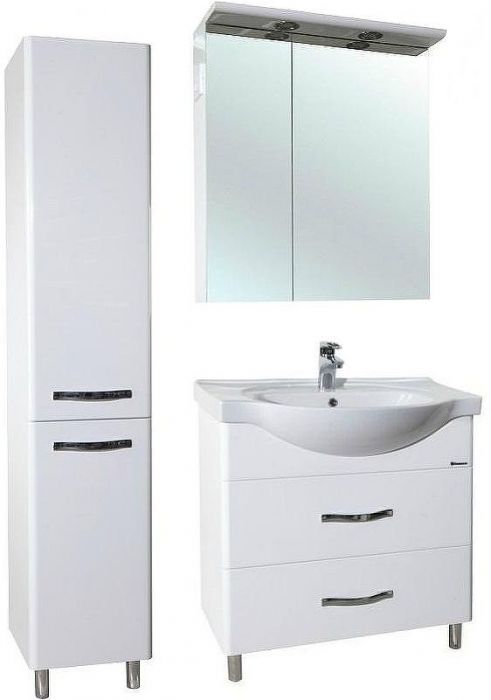 Шкаф пенал Bellezza Анкона 35 R 4629604001013 Белый