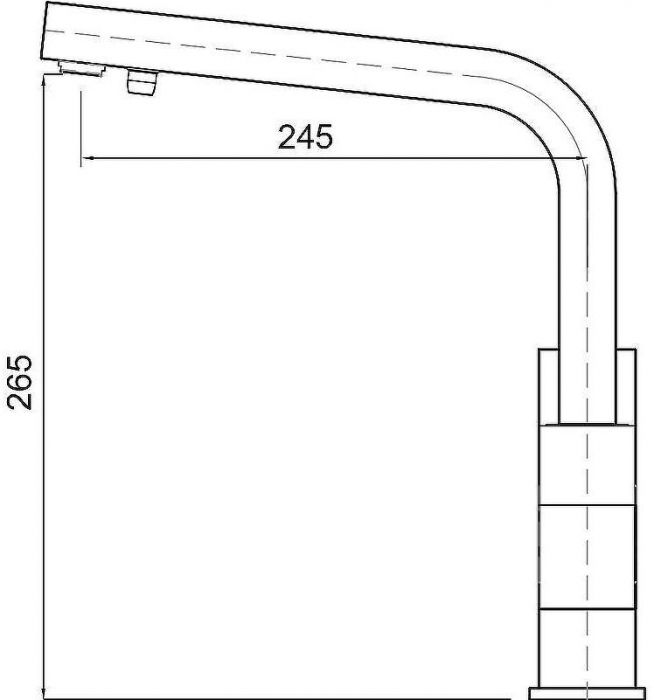 Смеситель для кухни Kaiser Sonat 34044 Хром