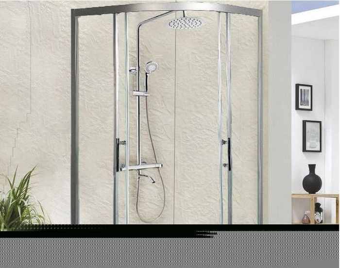 Душевой уголок WeltWasser WW500 С 90х90 10000004084 профиль Хром матовый стекло прозрачное