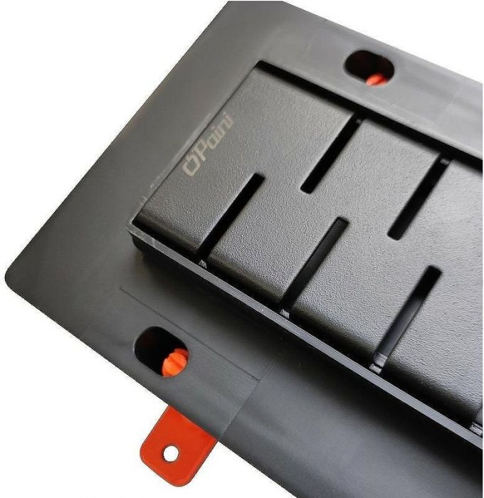 Душевой лоток Paini Medium 650 CH650MC с решеткой Черный матовый
