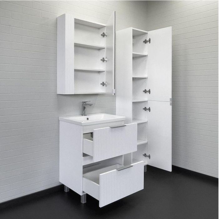 Тумба с раковиной Comforty Лима 60 00-00019173 цвет Белый матовый