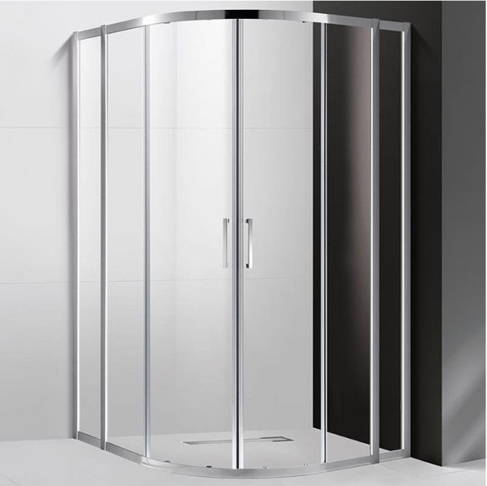 Душевой уголок Cezares Molveno R-22 130х130 MOLVENO-R-22-100+30-C-Cr-IV профиль Хром стекло прозрачное