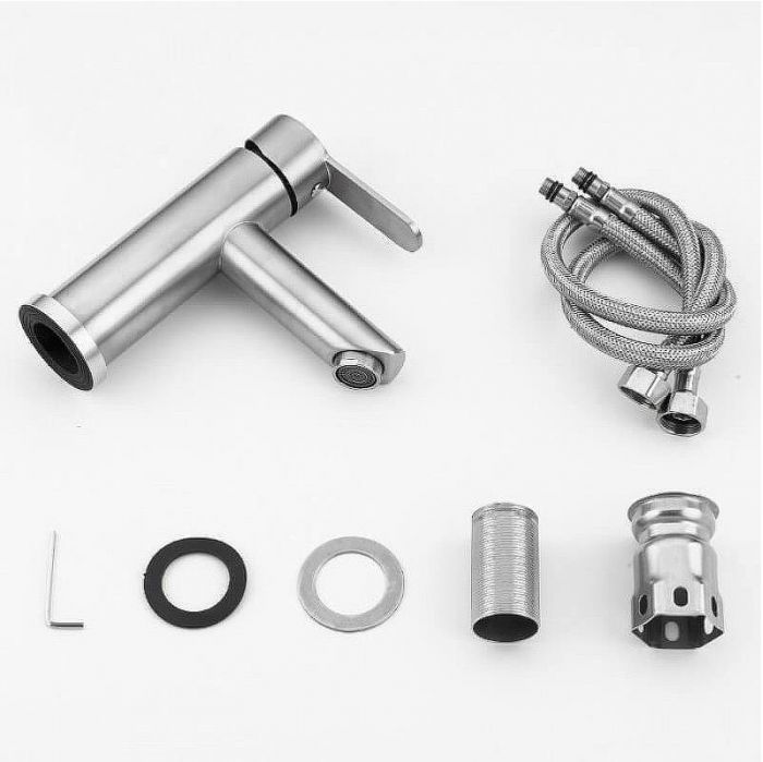 Смеситель для раковины Frap F10801 Сатин