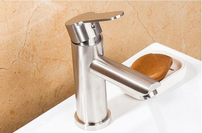 Смеситель для раковины Frap F10801 Сатин