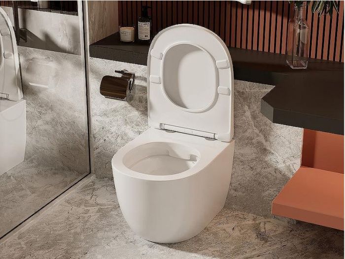 Унитаз Abber Bequem AC1111 приставной с сиденьем Микролифт