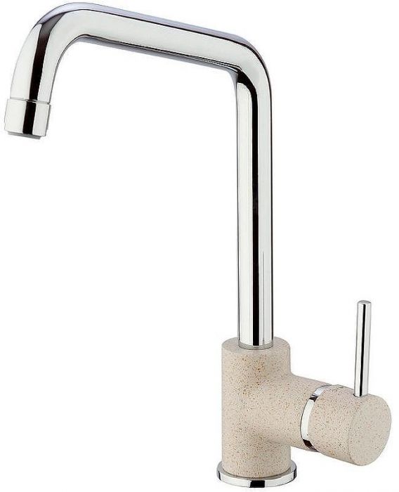 Смеситель для кухни Paini Cox 7894572CR599H1KM Бежевый матовый Хром