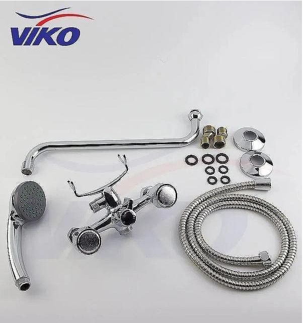 Смеситель для ванны Viko V-2425 универсальный Хром