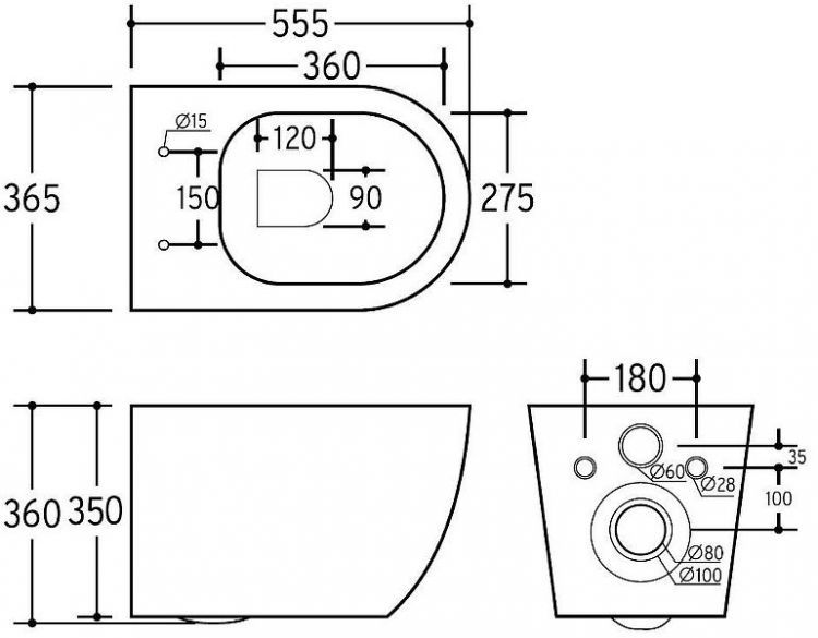 Унитаз Charus Torre Bianca EWC700-121B Black Estella Rimless подвесной цвет Черный матовый с сиденьем Микролифт Унитаз Charus Torre Bianca EWC700-121B Black Estella Rimless подвесной цвет Черный матовый с сиденьем Микролифт