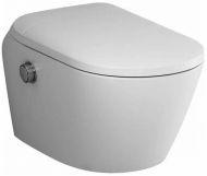 Унитаз биде SmartFlow SMF3017T-WH подвесной цвет Белый с сиденьем Микролифт