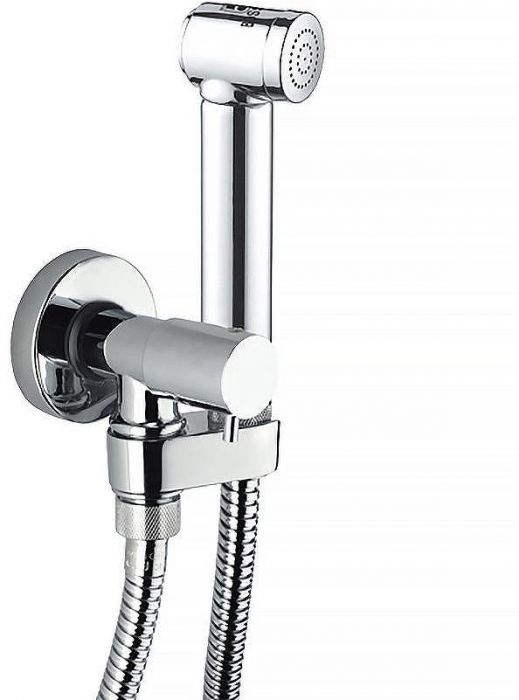 Гигиенический душ с запорным вентилем Bossini Alexa Brass E57001B.030 Хром