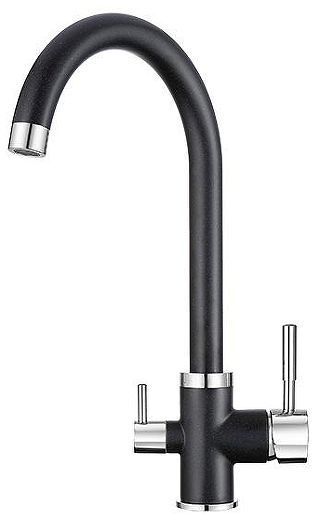 Смеситель для кухни Granula 2168 цвет Черный