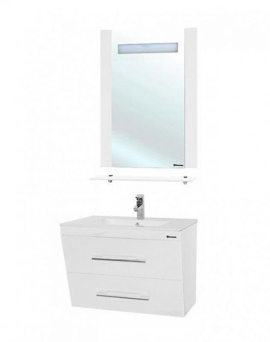 Зеркало Bellezza Берта 90 4610715050014 с подсветкой Белое