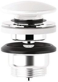 Донный клапан Kludi Rotexa 1047043-00 click-clack цвет Белый