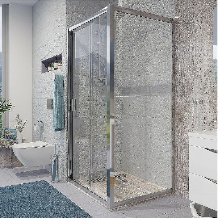 Душевой уголок Niagara Nova 100х80 NG-62-10A-A80 профиль Хром стекло прозрачное