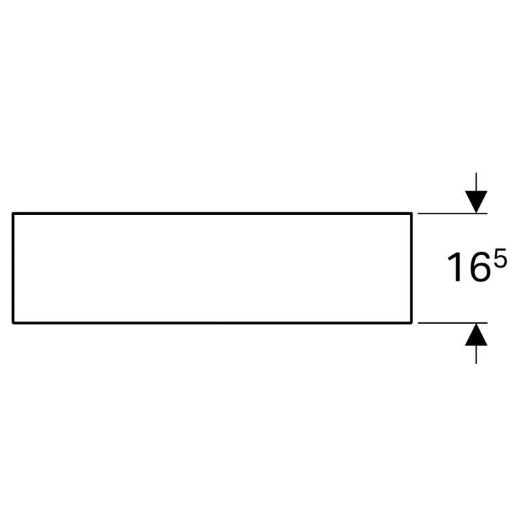 Полочка Geberit iCon, 60, платина [840962000]