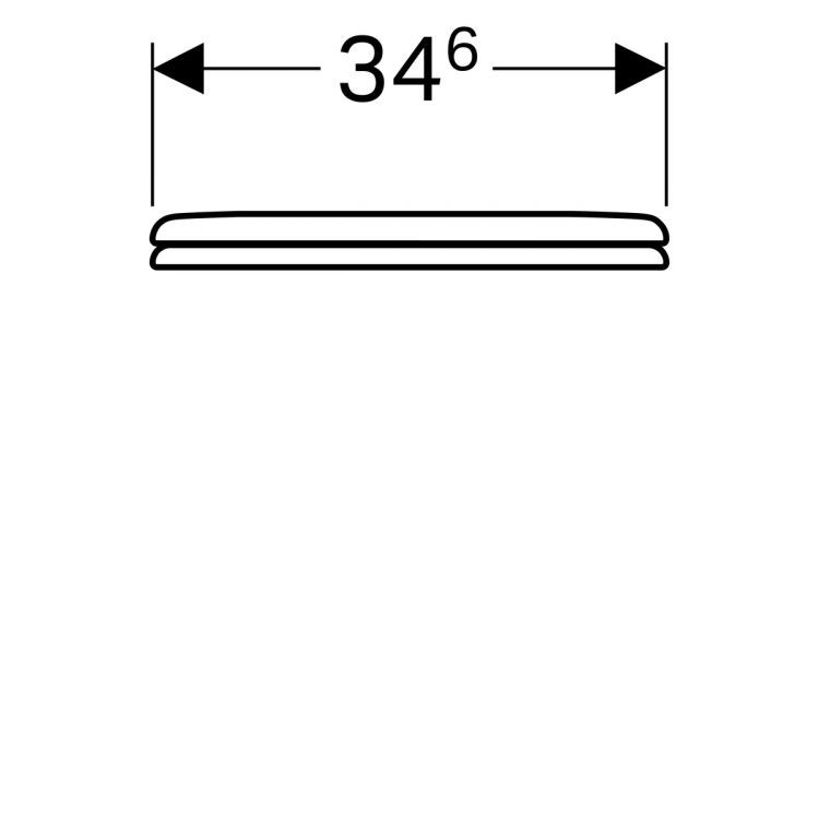 Сиденье для унитаза детское Geberit Bambini, цвет красный [573337000]