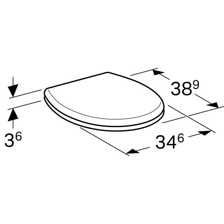 Сиденье для унитаза детское Geberit Bambini, цвет красный [573337000]