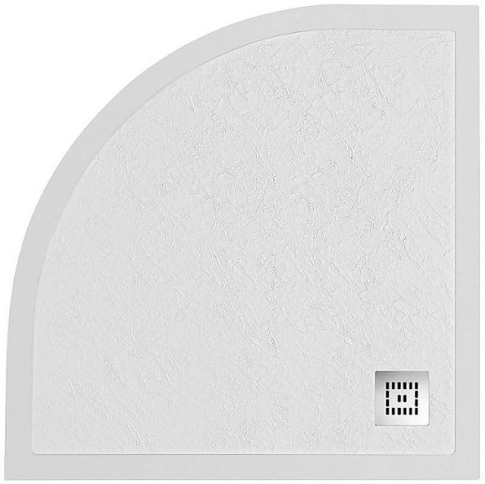 Душевой поддон из искусственного камня BelBagno Uno 80x80 TRAY-MR-UNO-R-80-550-35-W Белый