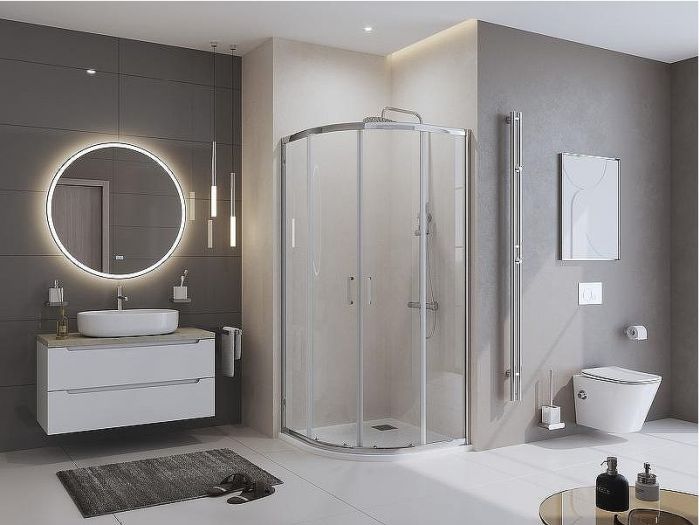 Душевой поддон из искусственного камня BelBagno Uno 80x80 TRAY-MR-UNO-R-80-550-35-W Белый