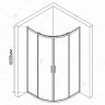 Душевой уголок RGW Classic CL-53 80х80 06095388-11 профиль Хром стекло прозрачное Душевой уголок RGW Classic CL-53 80х80 06095388-11 профиль Хром стекло прозрачное