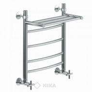Полотенцесушитель Ника ЛД (г) ВП-50/60/66 с полочкой водяной