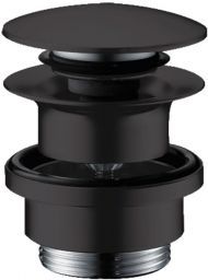 Hansgrohe Донный клапан для раковин и биде, нажимной, цвет: черный матовый