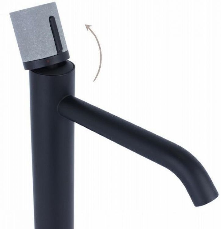 Комплект раковины-чаши Bronze de Luxe 66 1363MG со смесителем Focus 24615BG Серая матовая