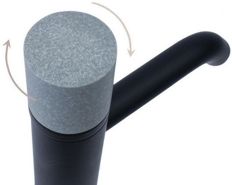 Комплект раковины-чаши Bronze de Luxe 66 1363MG со смесителем Focus 24615BG Серая матовая