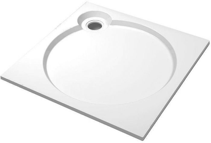 Душевой поддон из искусственного камня Cezares Tray S 90x90 TRAY-S-A-90-56-W Белый